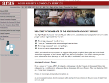 Tablet Screenshot of agedrights.asn.au